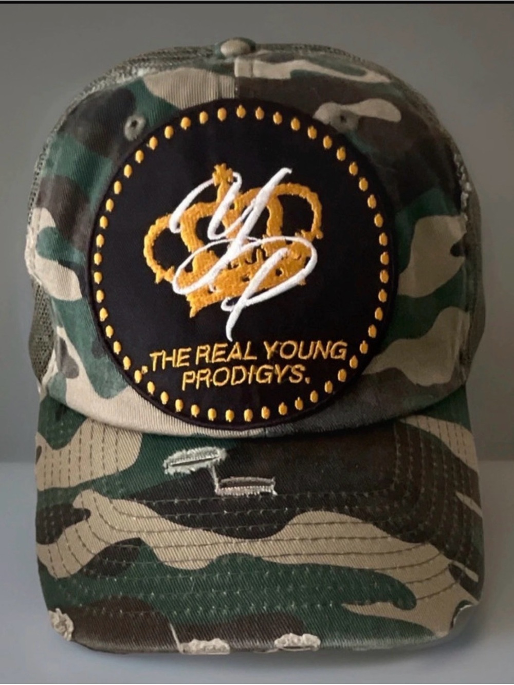 Y2K Kbethos Vintage Distressed Cadet Hat Minimalist Grunge Army Cap
